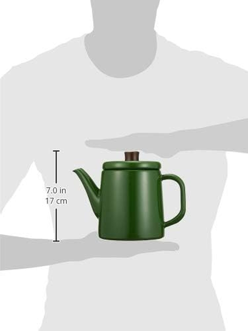Noda Enamel Kettle, 0.3 Gal (1.5 L), Enameled Porchka Pot, Made in Japan image number 1