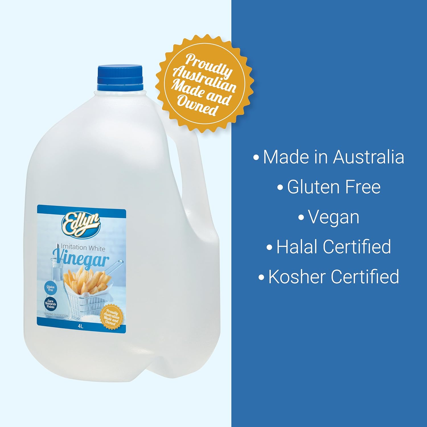 Edlyn White Imitation Vinegar, 4 Litres image number 2