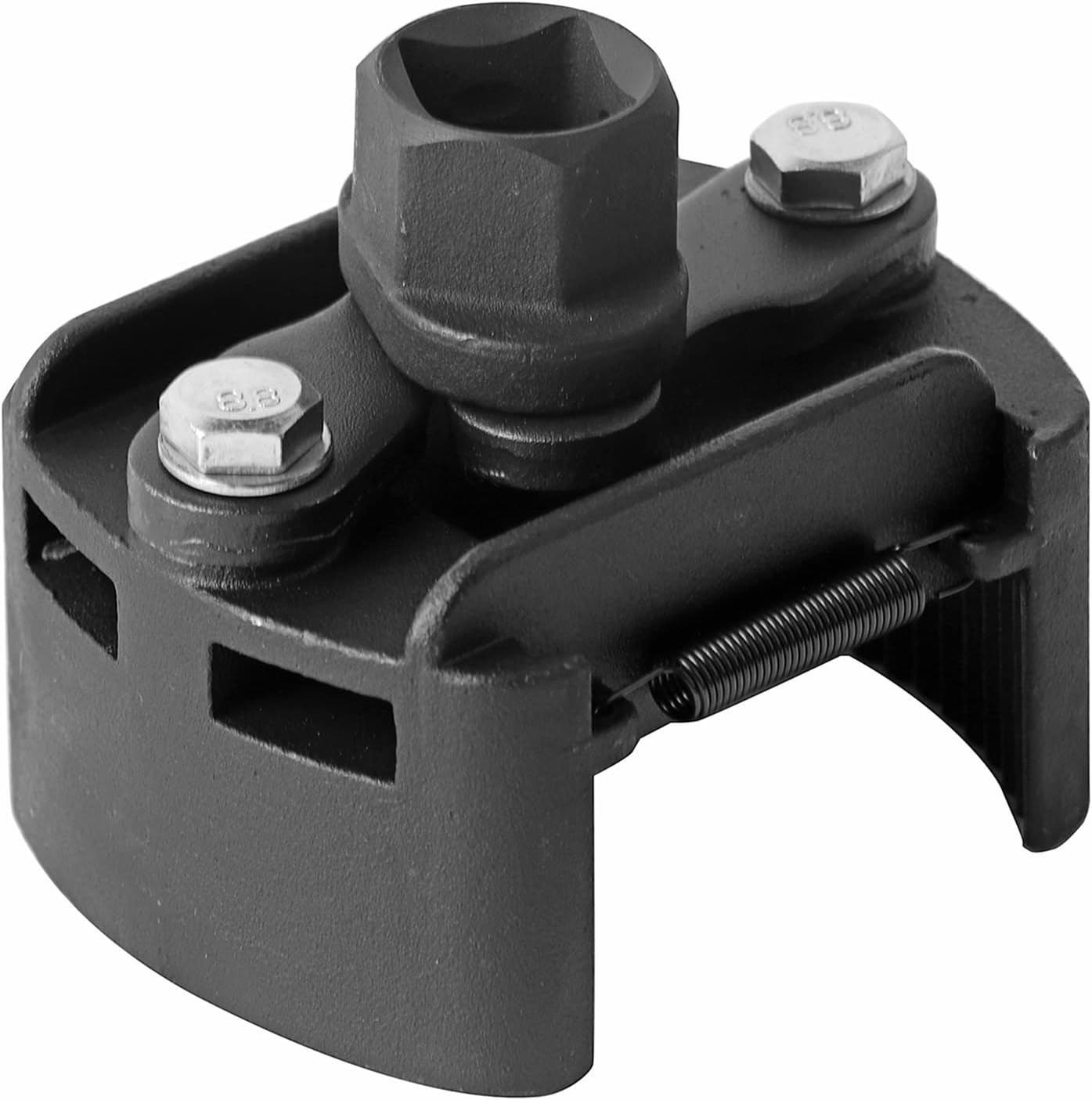 2 Jaw Oil Filter Wrench 60Mm to 80Mm Adjustable Universal Fuel Remover Removal Tool for Efficient Oil Filter Removal in Automotive Maintenance image number 3