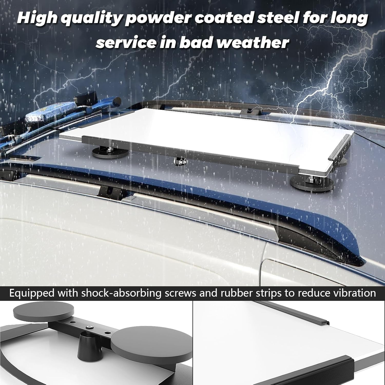 Starlink Gen 3 Flat Mount Kit, Starlink Standard Dish Magnetic Quick Release Roof Mount Kit for RV, Vans, Boat, Overlanding image number 5