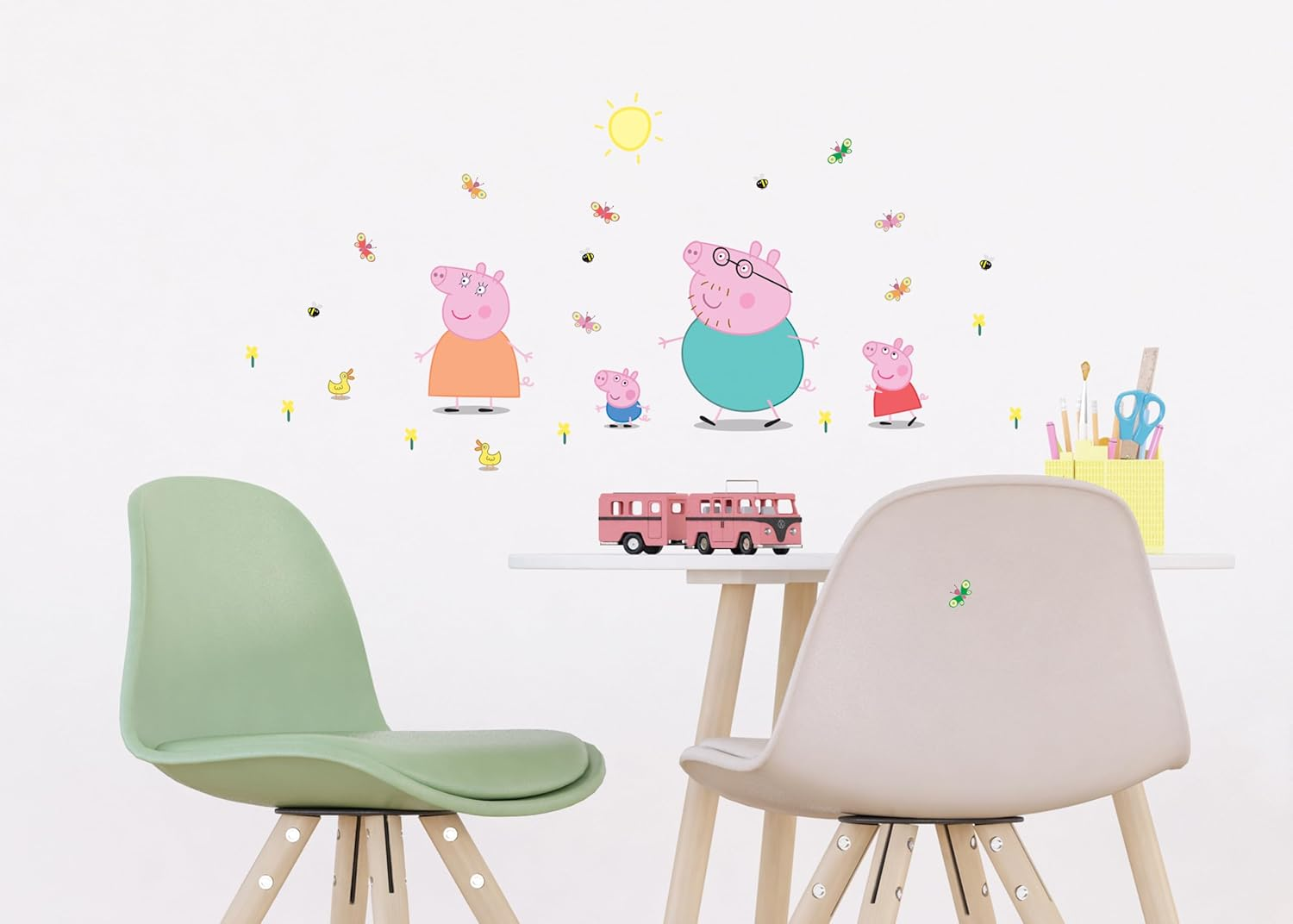 AG Design AG Design ADKS 3832 Peppa Pig Classic Children'S Room Wall Stickers, Wall Sticker, Boy Decoration, 30 X 30 Cm image number 1