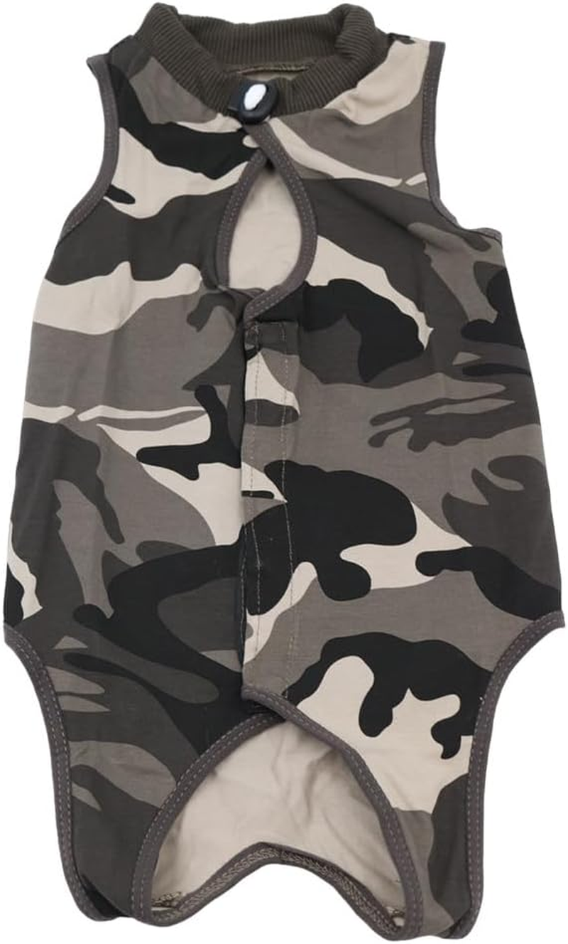 Ieron Cat Camouflage Suit, Soft Modal Fabric, Lightweight and Breathable, Perfect for Post-Surgery Comfort, Large image number 1