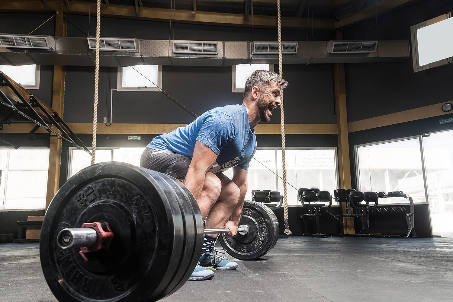 GW Tech Barbell Clamps 2 Inch, Heavy Duty Exercise Collars 2" Quick Release Pair of Locking Pro Olympic Weight Bar Plate Locks Collar Clips for Workout Weightlifting Fitness Training image number 3