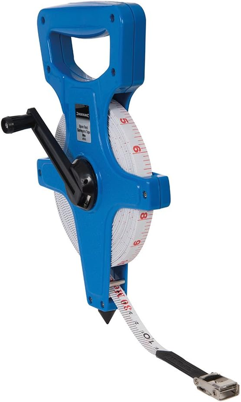 Silverline MT46 Open Reel Surveyors Tape Measure 50M image number 5
