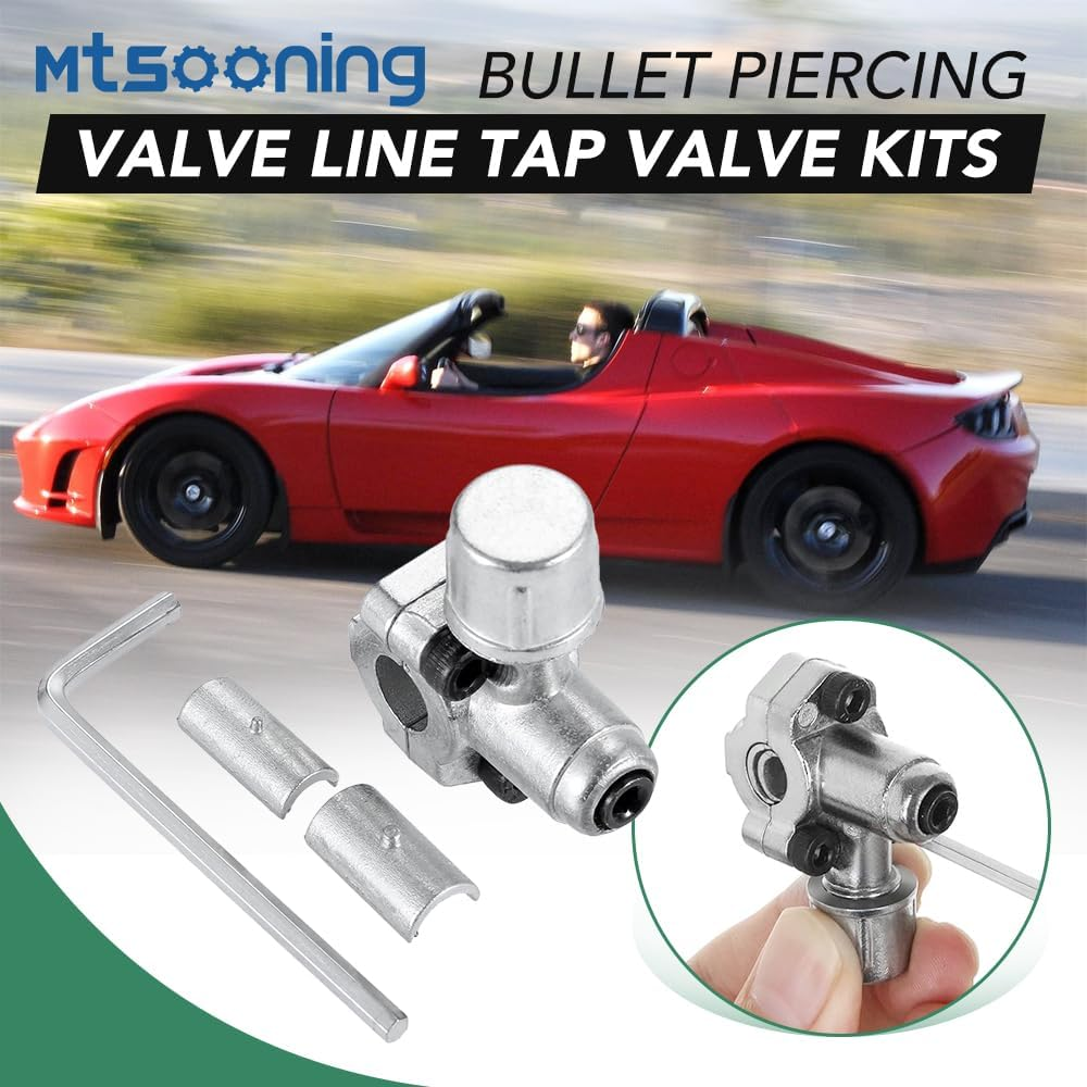 BPV-31 Bullet Piercing Valve Line Tap Valve Kits, Adjustable Valve for 1/4 Inch, 5/16 Inch, 3/8 Inch outside Diameter Pipes, Replace for AP4502525, BPV31D, GPV14, GPV31, GPV38, GPV56, Mpv31,Pack of 1 image number 6