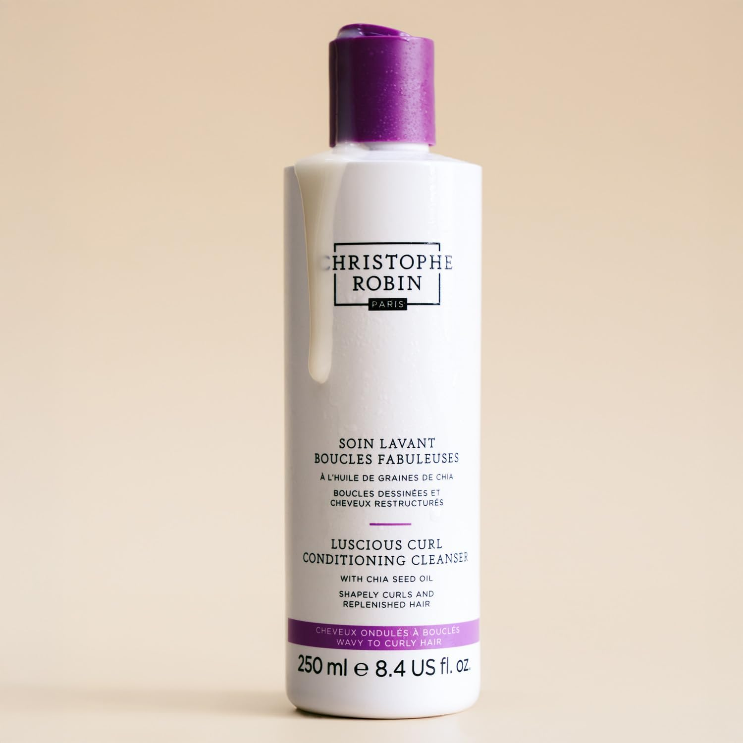 Christophe Robin Luscious Curl Conditioning Cleanser for Unisex 8.4 Oz Cleanser image number 3