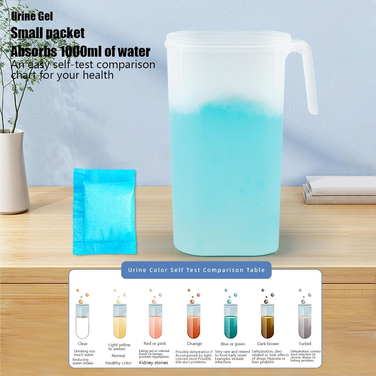 Urine Solidifier | Pee Powder for Camping Toilet - Absorbent Solidifier for Boat Voyages Outdoor Road Hiking Airplane Flights Car Travel image number 3