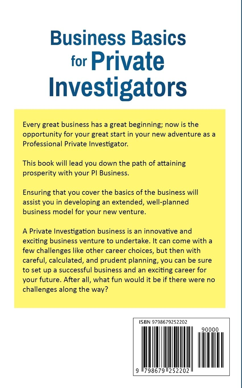 Business Basics for Private Investigators: the Evolution of a PI Business: 1 image number 1