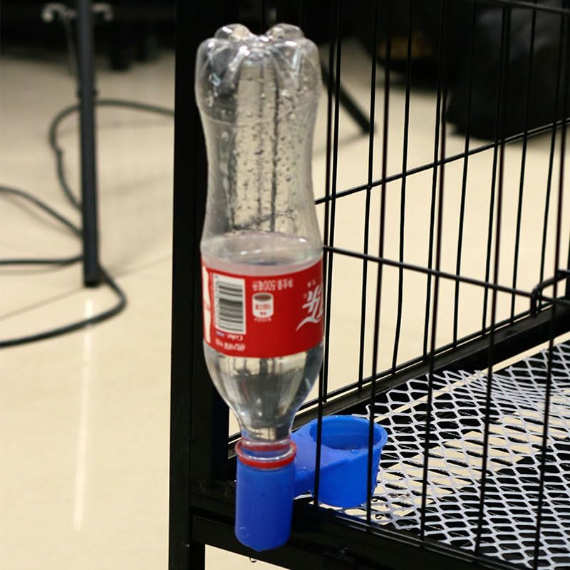 Ximimark 10Pc Bidirectional Water Dispenser, Easy to Clean, Easy to Install, Pet Supplies, Pigeons, Parrots, Bird Drinking Cups (Excluding Water Bottles) image number 2