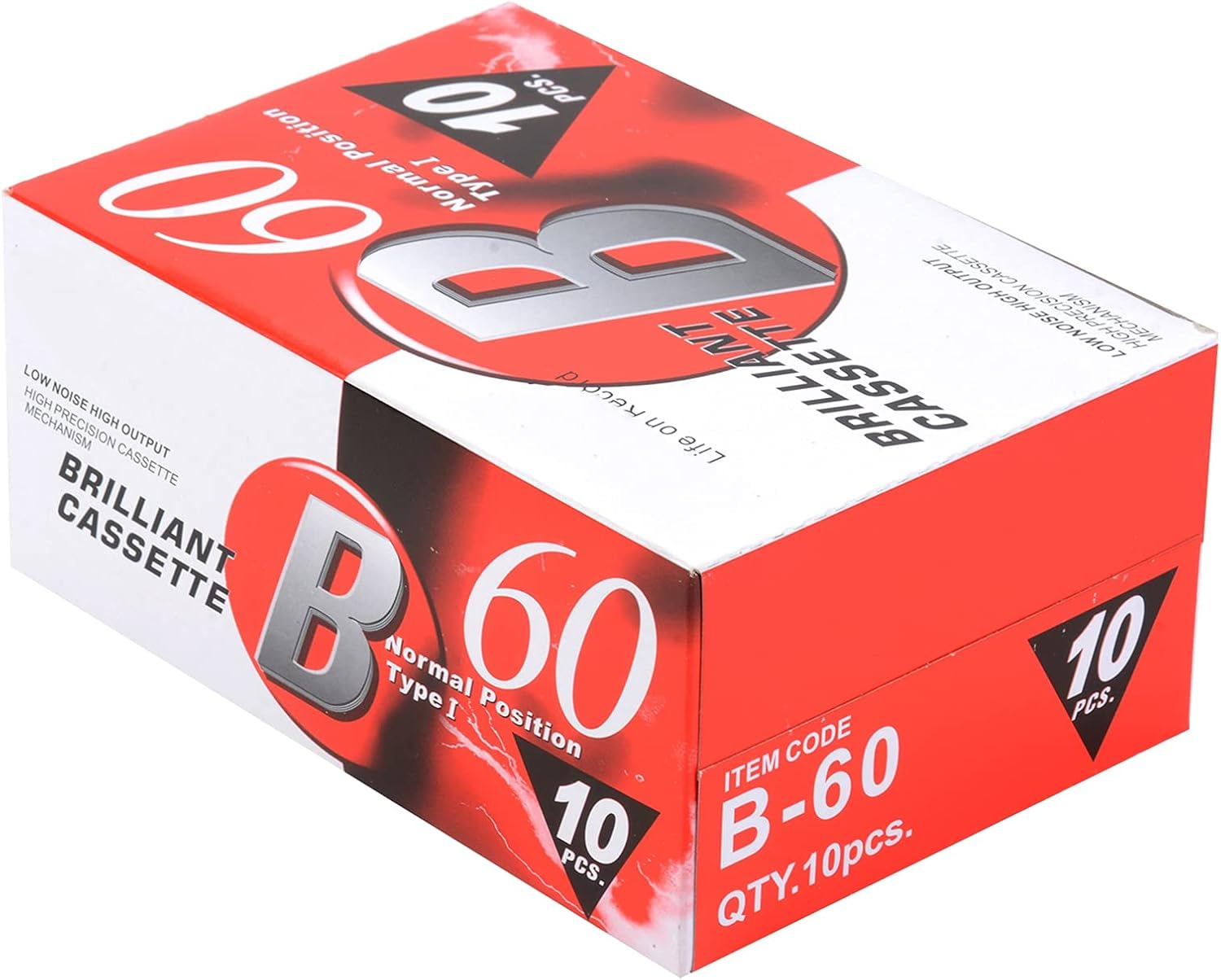 OLACD Blank Audio Cassettes Tapes: Professional Recording Time CD & DVD Player Cassette Recorded Tape 60 Minute Time Low Noise Surface Walkman Data Cartridge Normal Bias Micro Voice Music Radio 10Pack image number 3