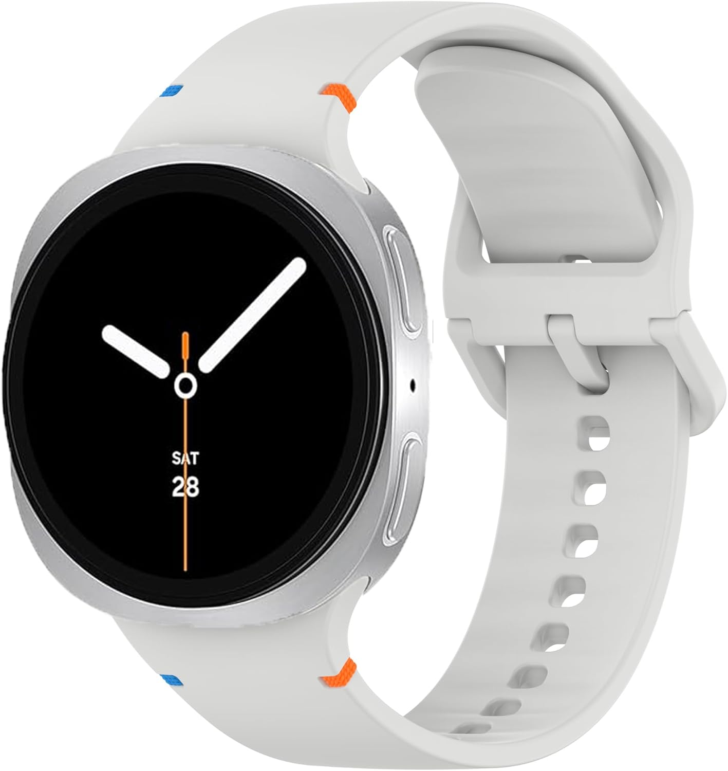 Sport Band for Samsung Galaxy Watch 8 Band 40Mm 44Mm /Ultra,Silicone Breathable Bracelet Wristband for Samsung Galaxy Watch 8 46Mm Classic