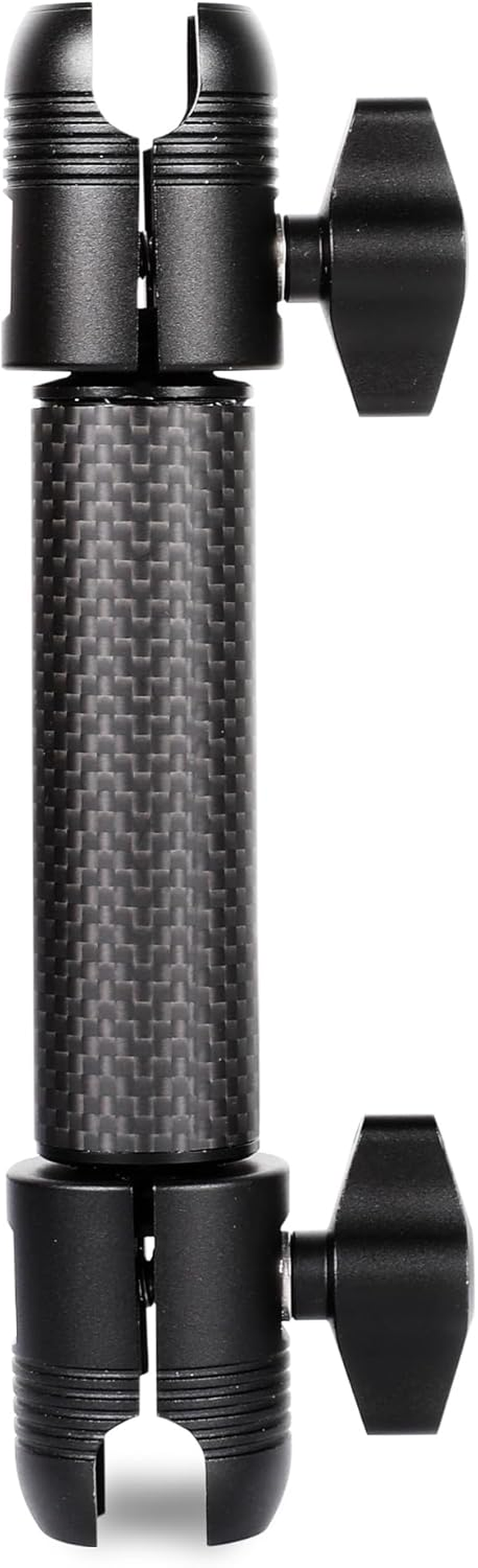 Carbon Fiber Expansion（5.9"/15Cm） Double Socket Arm for 1"/25Mm Ball Powerful Clamp，Compatible with RAM B Size Ball Mount image number 1