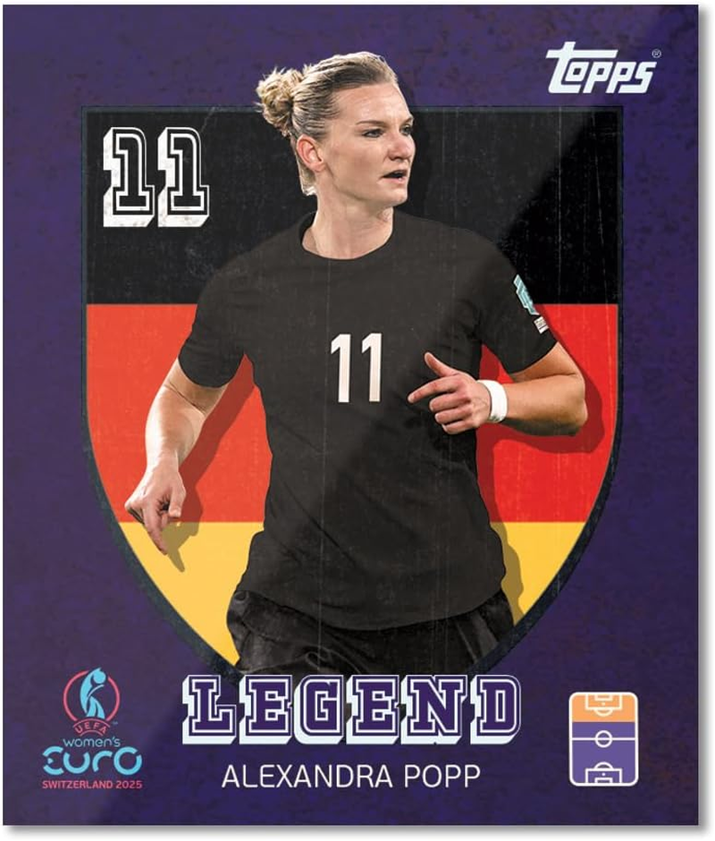 Topps Official Women'S Euros 2025 Sticker Collection - Full Box - 50 Women'S Euros Sticker Packs per Box (300 Stickers) image number 3