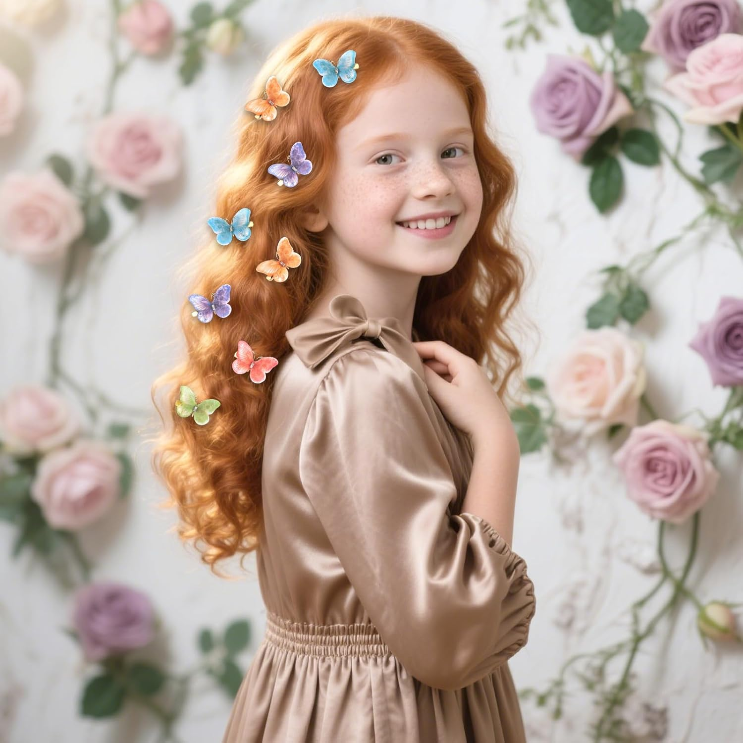 Srotmirw Women'S Hair Clips, Pack of 12 Butterfly Hair Clips for Women and Girls in Everyday Use image number 4