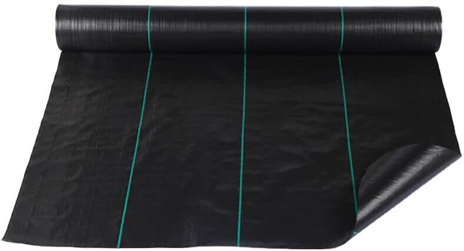 1.2 * 50M Weedmat Weed Control Mat Matting Woven Fabric Plant PE - Chemical-Free Weedmat for Gardens, UV Resistant Woven Ground Cover image number 3