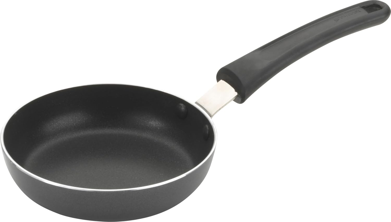 Goodcook Everyday Nonstick Aluminum 4.6" Mini Frying Pan, Black image number 5