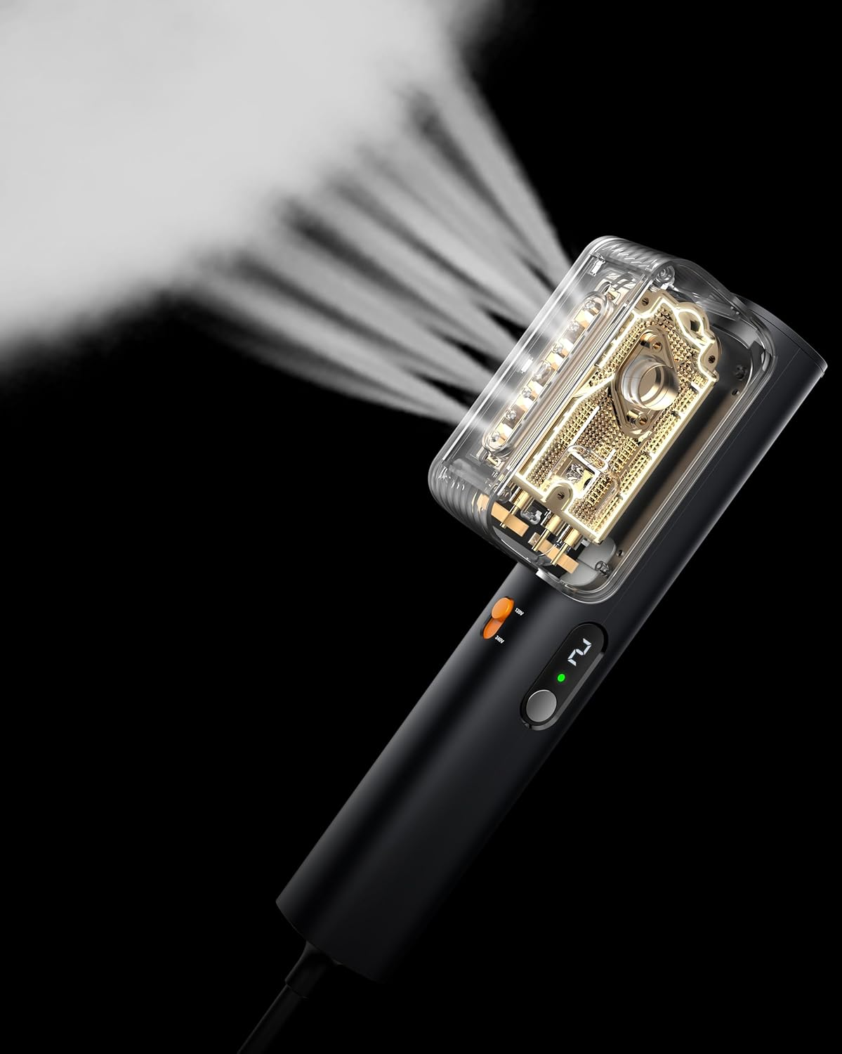 G7 Travel Clothes Steamer, Dual Voltage 100-240V Iron Steamers Professional Portable Steamer, Only 1Lbs Fashion Light Mini Handheld Garment Steamer for Global Travel and Home image number 4