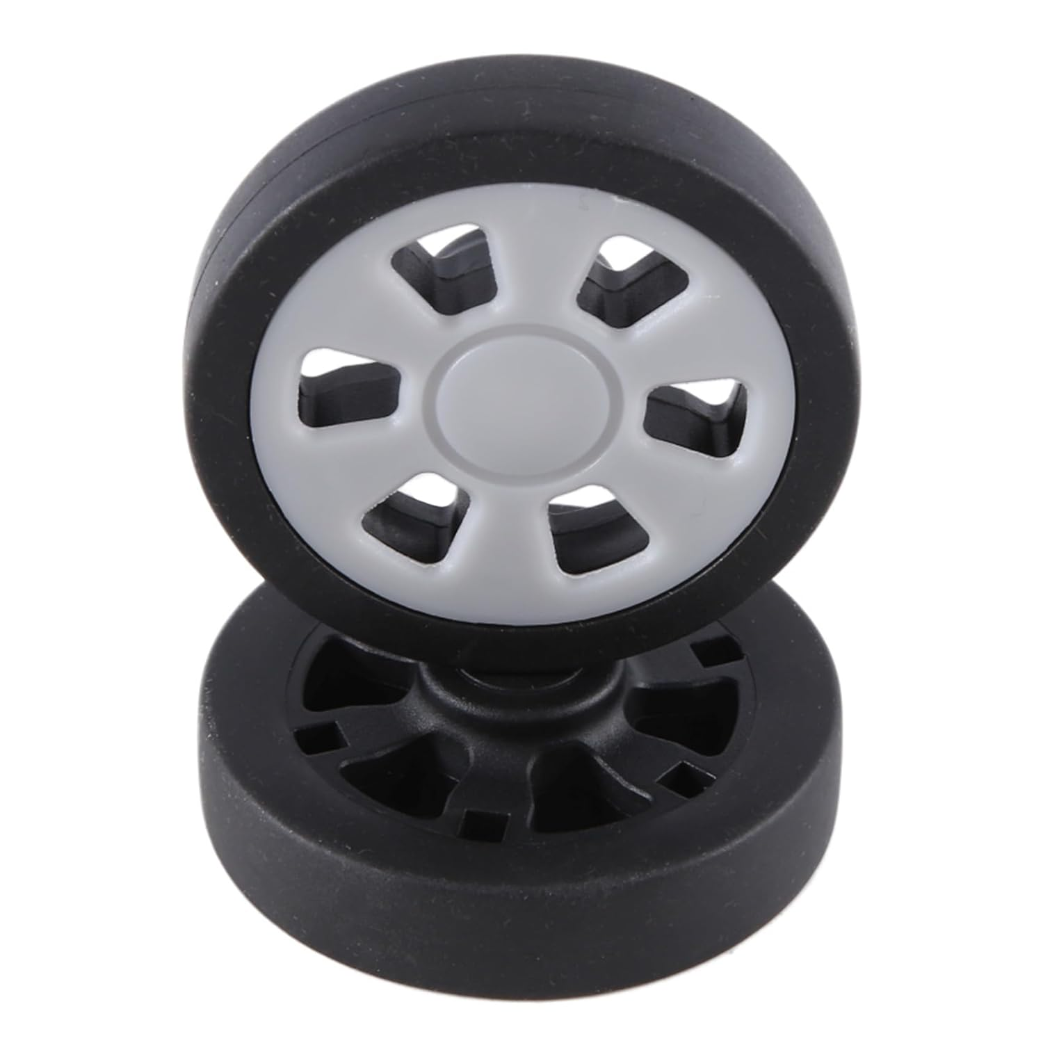 Barbuly Replacement Wear Resistant PU Caster Suitcase Replacement Wheels Luggage Wheels Universal 6Mm 8Mm image number 1