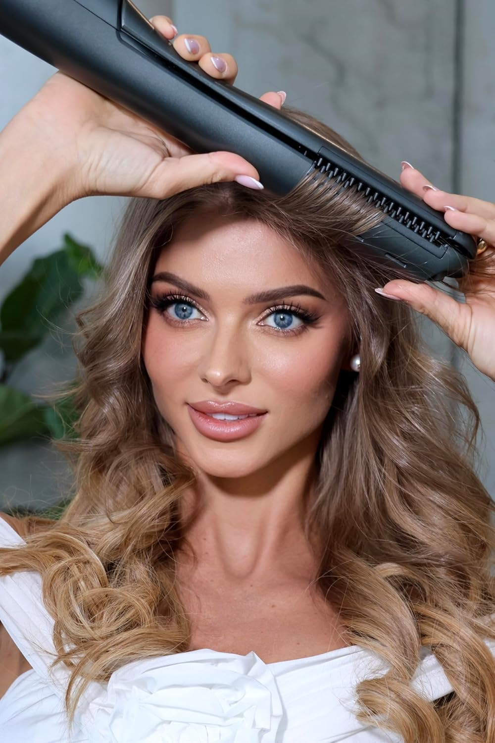 DCS by Joseph Mourad All-In-1 Hair Styling Tool, Professional Dryer, Curler and Straightener, Black