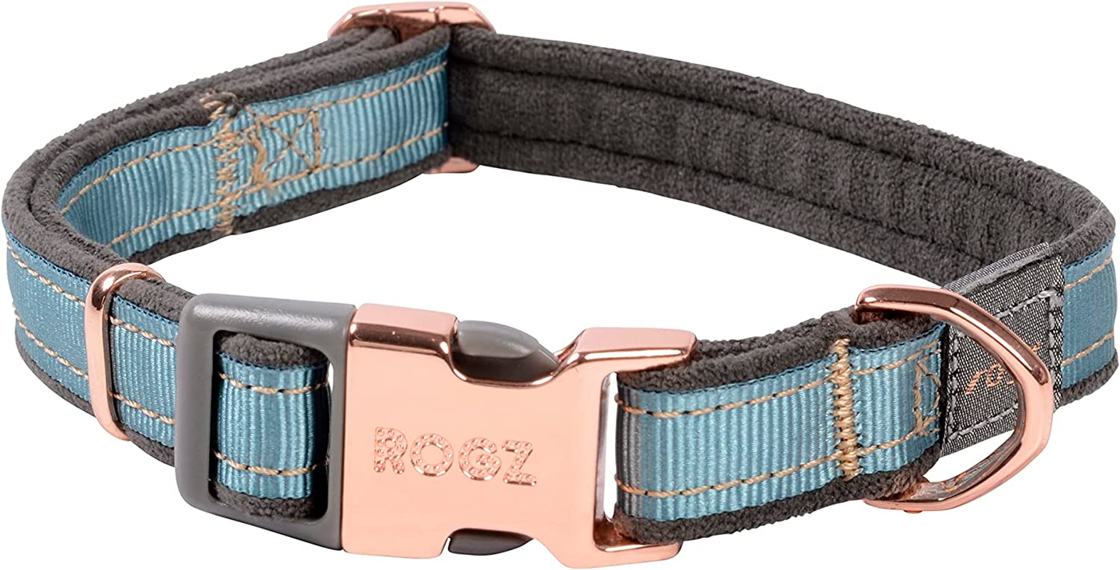 Rogz Classic Urban Dog Collar Turquoise Medium image number 4