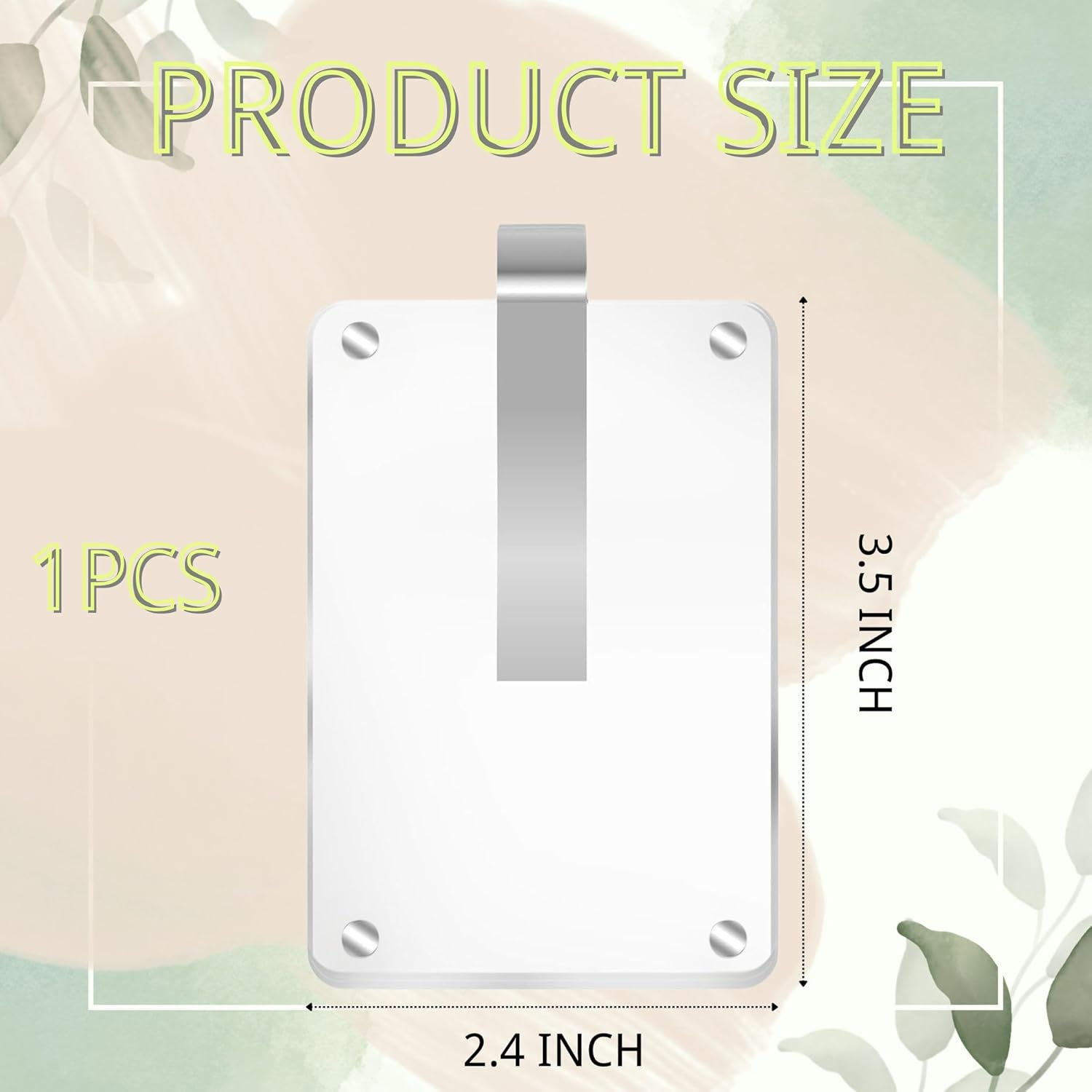 MOTOFITOOL Car Sun Visor Photo Holder, Car Visor Clip, Universal Magnetic Photo Clip, Car Picture Frame, Decorate Your Car Visor Clip with Personality, Transparent, 2.4X3.5 Inch image number 5