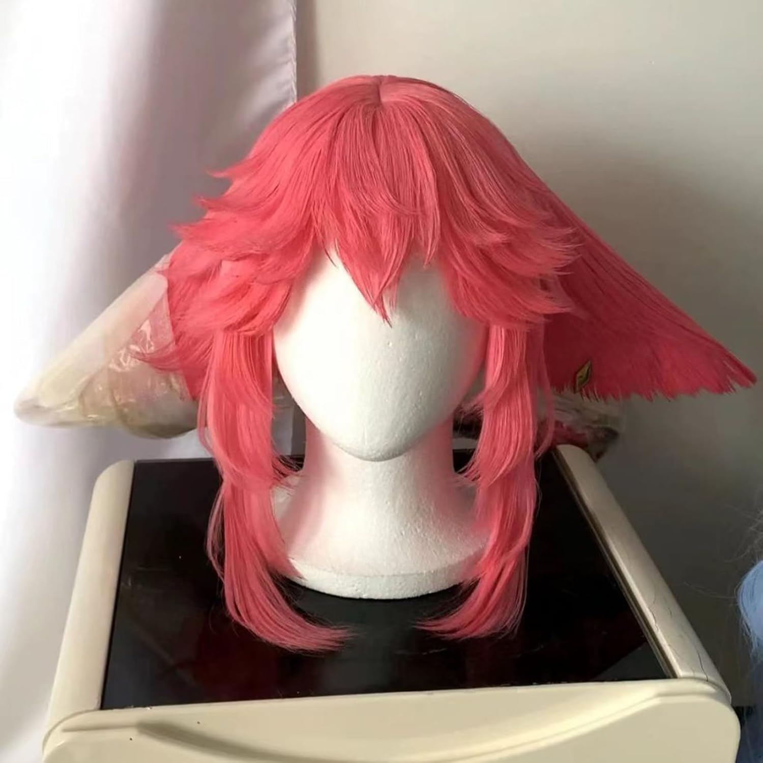 Mannequin Heads,4Piece Wig Stand | Realistic Model Stand Hat for Styling Display Crafts Cosplay Scarves, Glasses Making image number 3