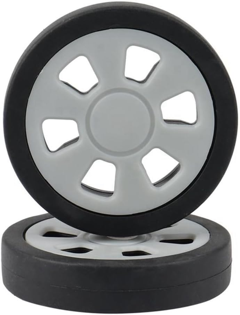 Tuperoymse 48X Luggage Accessories Wheels Aircraft Suitcase Pulley Rollers Mute Wheel Wear- Parts Repair 55X12Mm image number 2