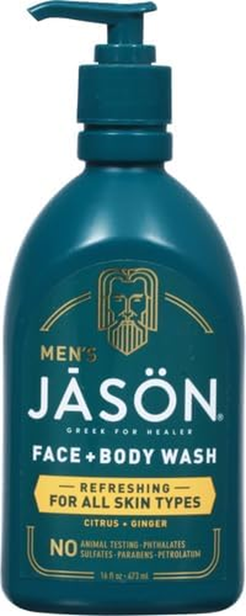 Jason Men'S Refreshing 2-In-1 Face & Body Wash, 16 Oz image number 5