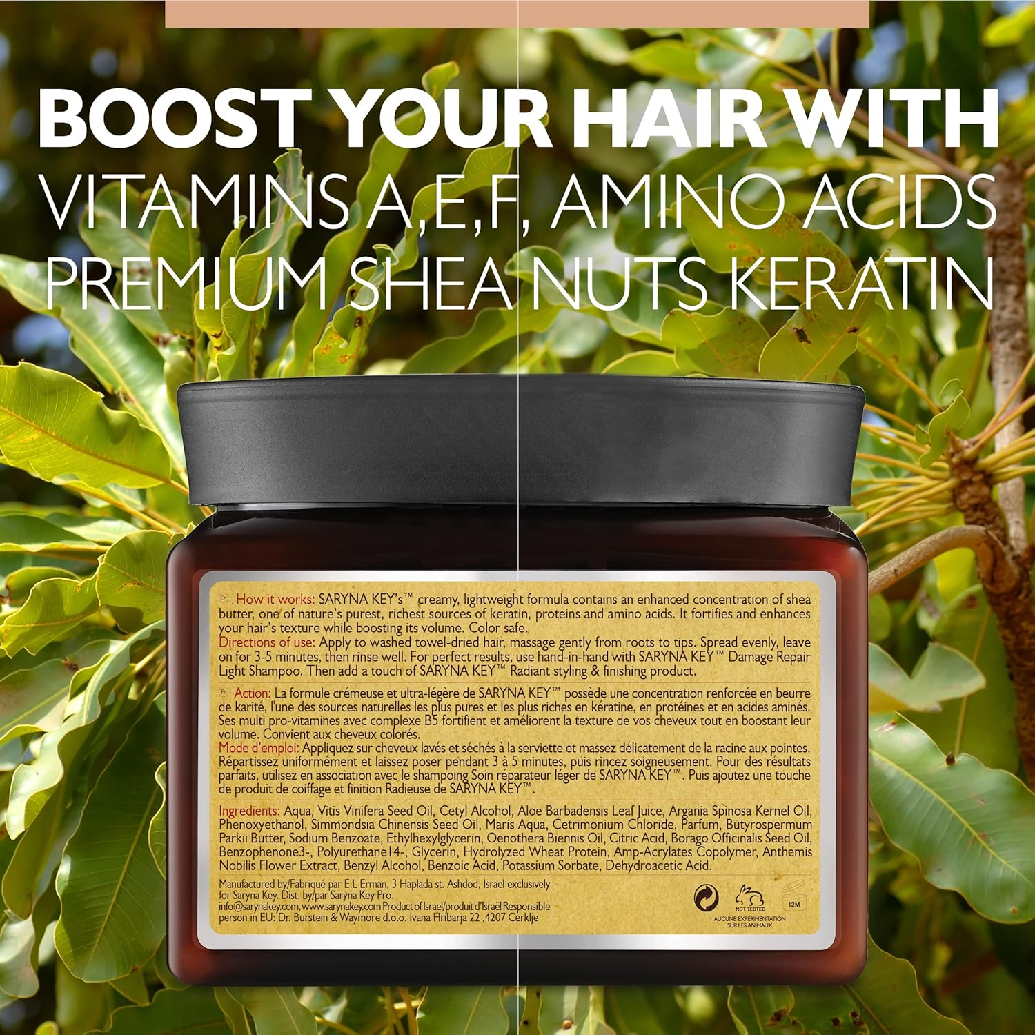 Saryna Key Damage Repair African Shea Butter Mask 500Ml image number 3