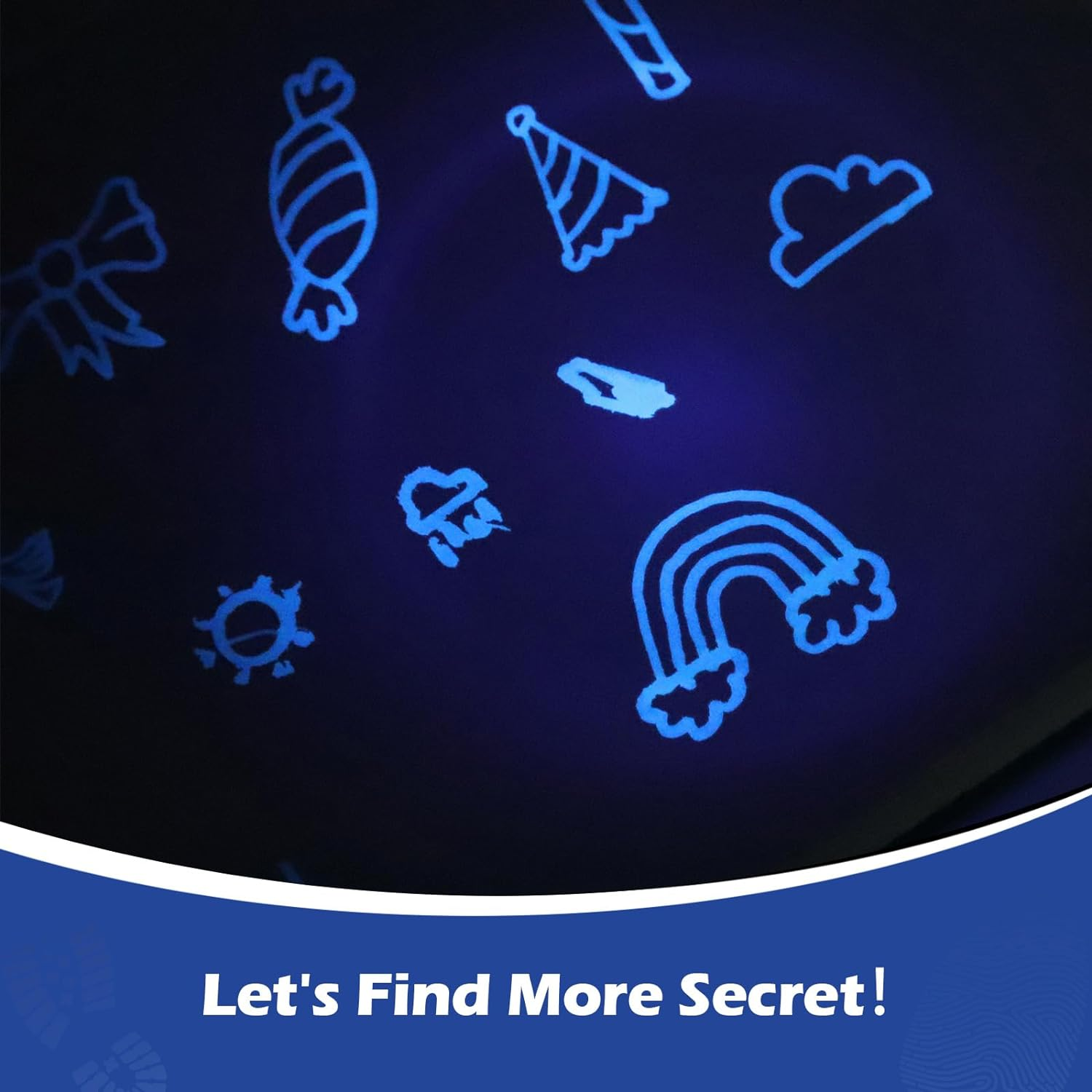 ASONA 16 Pcs Invisible Ink Pens with UV Light for Kids, Spy Pens for Secret Message and Birthday Party Favors, Writing Secret Message for Goodie Bag Stuffers Party Bag Gift image number 2