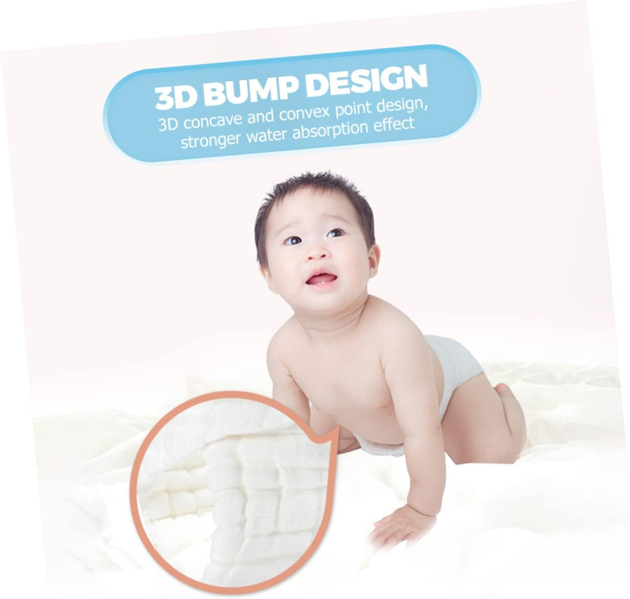 Diaper Washable Baby Newborn 5 Pack Soft Cloth Diapers for Nighttime image number 5