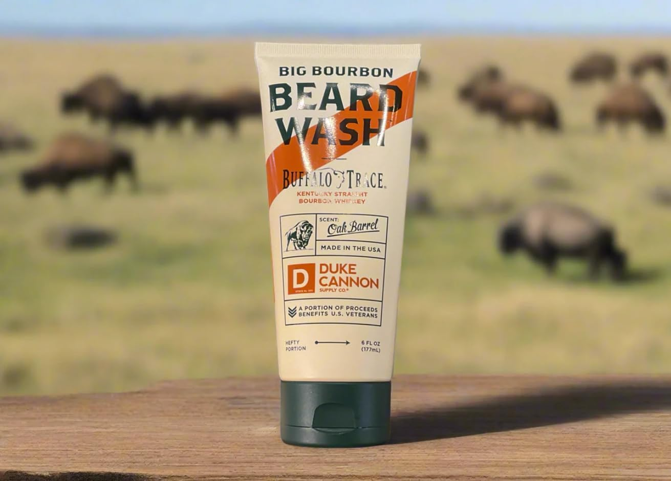 Duke Cannon Big Bourbon Beard Wash, 6Oz - Hydrating Beard Cleanser with Hops Extract, Soybean Oil & Barley Protein - Woodsy Oak Barrel Scent, SLS & Paraben-Free (3 Pack) image number 6