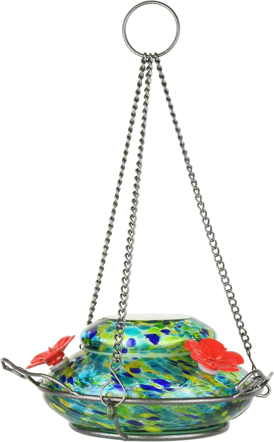 Nature'S Way Bird Products GHF7 Hand Blown Illuminated Top Fill Hummingbird Feeder - Multi image number 5