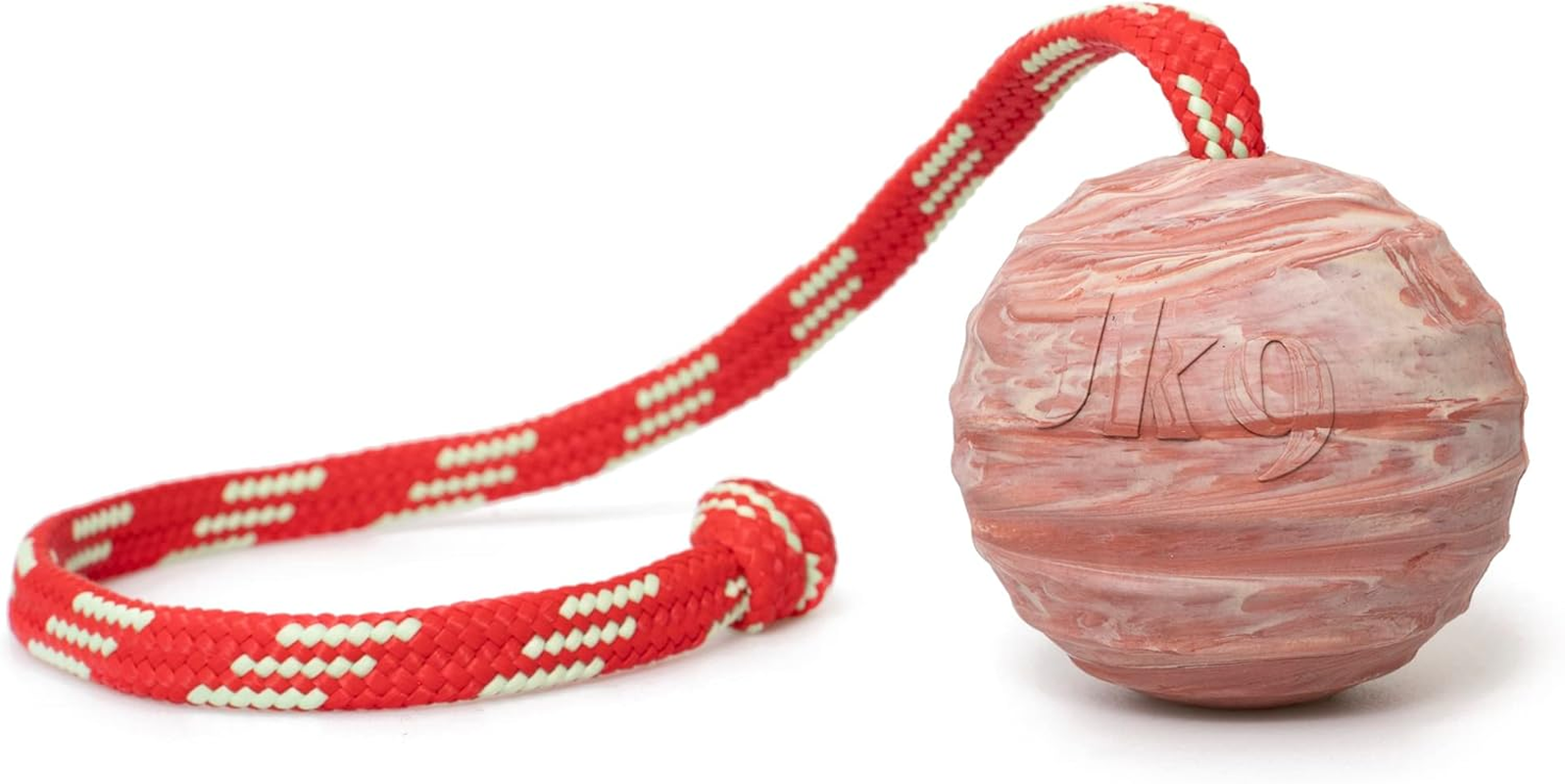 Julius-K9 IDC Natural Rubber Ball with Closable Handle, Horizontally Grooved, 70 Mm image number 3