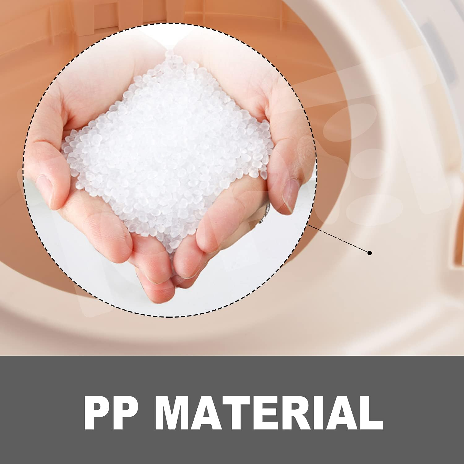 Truepal Pet Carrier Portable Cat Carrier Pet Cave,Pet Basket, Soft Cosy Cage Cat House Cat Bed Waterproof Non-Slip Bottom W/Nest Bed Locking Cover for Dogs and Cats image number 5