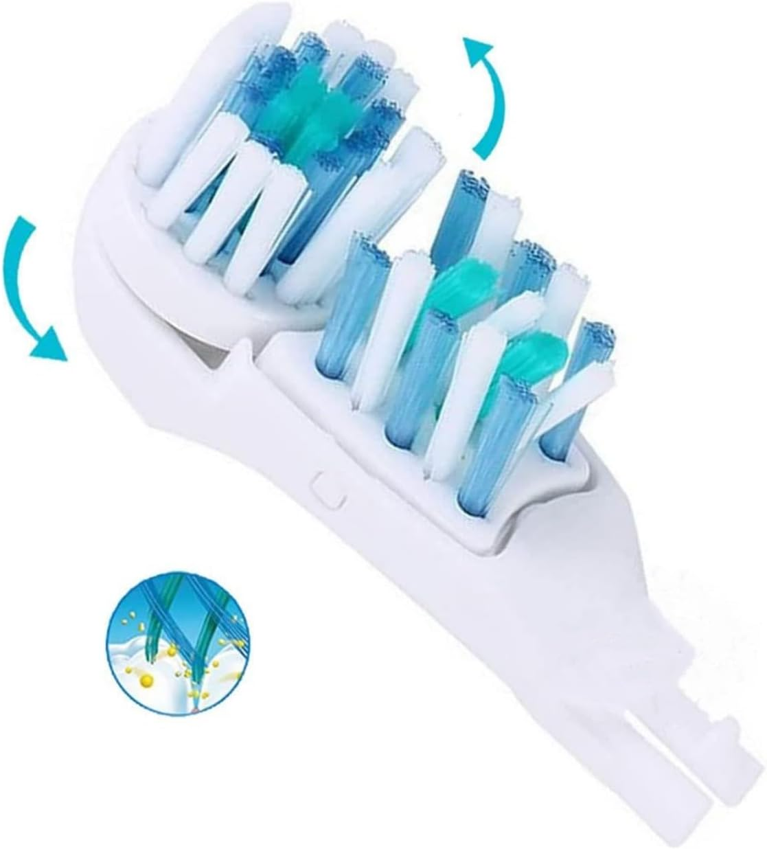 4/8/16 Pcs Electric Toothbrush Ora B Replacement Heads Sensitive Dual Clean Rotating Sets Fit for Braun Oral B Cross Action Power 4732 3733 4734 (8) image number 6