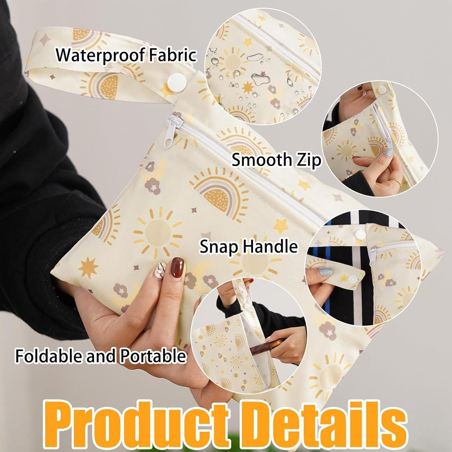 Wet/Dry Bag, Swimming Bag Set of 3, Waterproof Changing Bag for Kids Outdoor Activities, Swimming Pool, Camping, Sports Travel with Swimsuit Bag, Single Attributes, Siehe Beschreibung, See