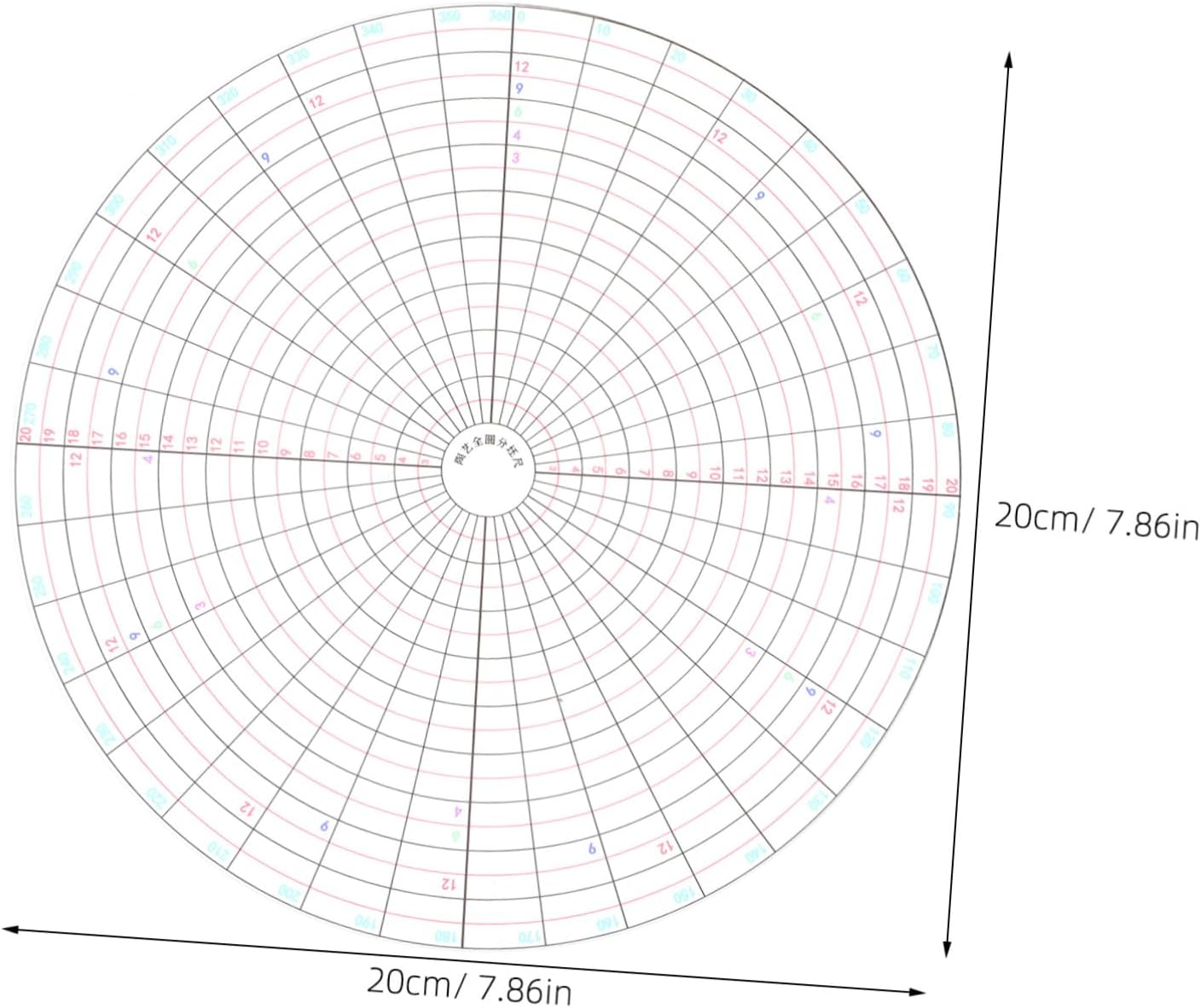 Pottery Tools for Polymer Clay Diy Ceramic Geometric Drawing Template Circle Tool