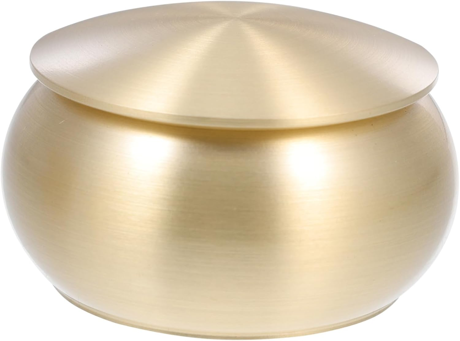 Alipis Copper Sealing Jar Mini Tea Container 55X32Mm Pure Copper Portable Holder Small Sugar Container Daily Pills Storage for Travel and Home Use image number 3