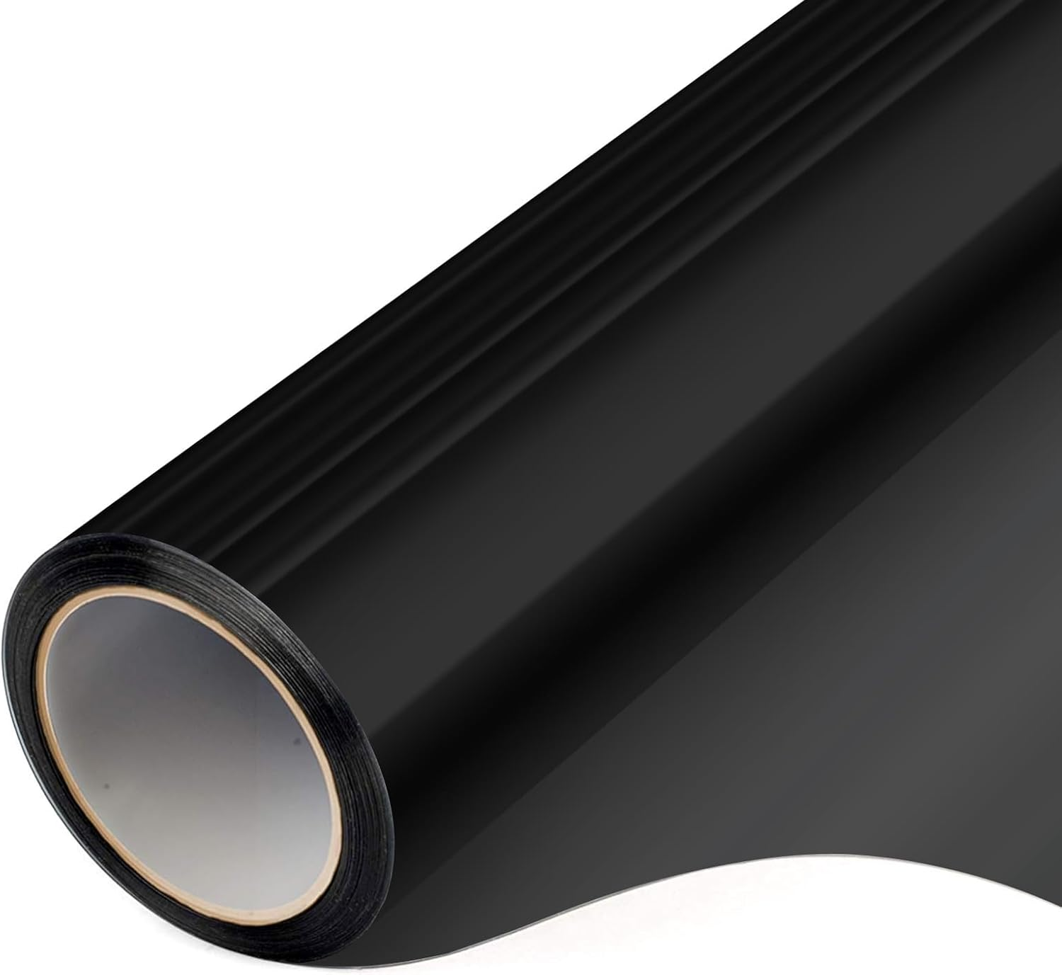 Blackout Window Film - 100% Privacy Blackout Window Cover, UV Heat Light Blocking Window Tint for Daytime Sleep Room Darkening Sun Control (Black, 50Cm &times; 5M) image number 2