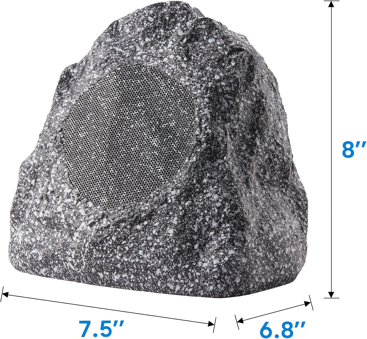 (Set of 4) of New Outdoor Garden Waterproof Granite Rock Patio Speakers 4R4G image number 1