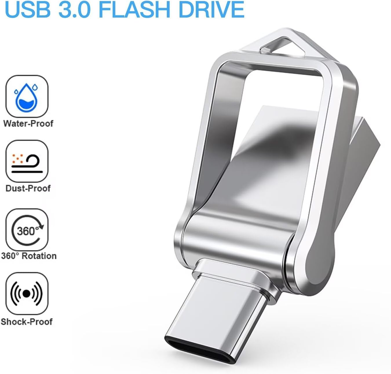 Upgraded Version USB C Flash Drive Dual Drive USB Type-C Thumb Drive 32GB image number 2