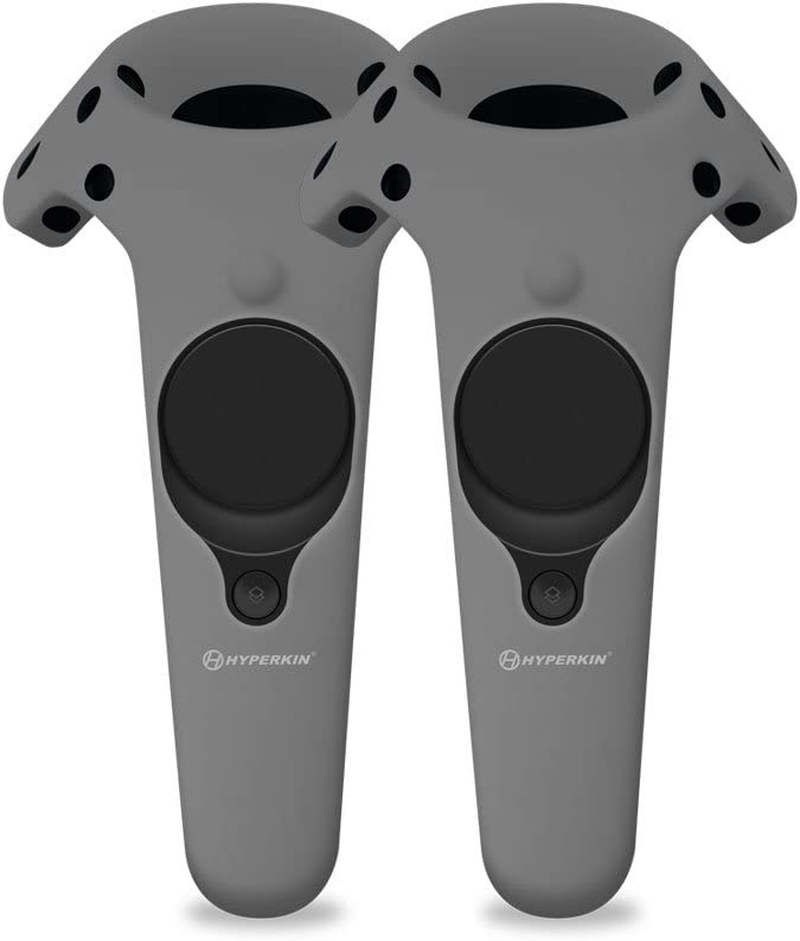 Hyperkin Gelshell Controller Silicone Skin for HTC Vive Pro/Htc Vive (Gray) (2-Pack)