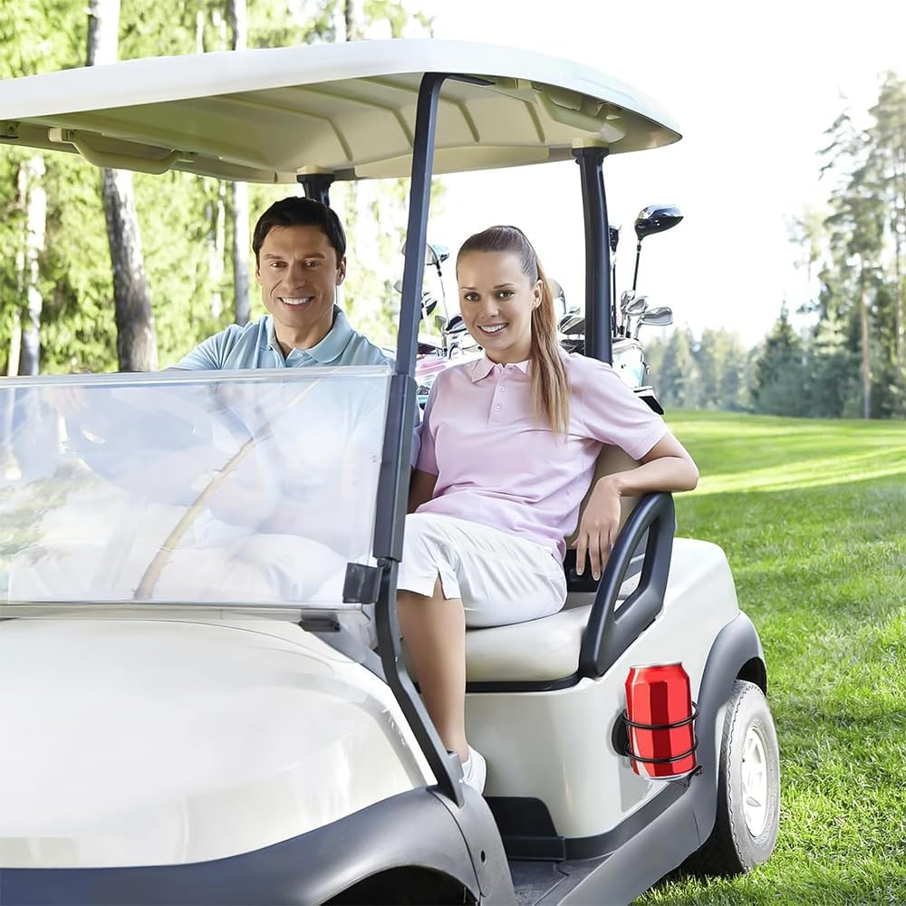 Magnetic Cup Holder 2 Pack, Heavy Duty Metal Beverage Holder, Portable Magnet Cup Holder, Bottle Holder for Refrigerator, Treadmill, Boat, Bus, Car, Side Magnetic.