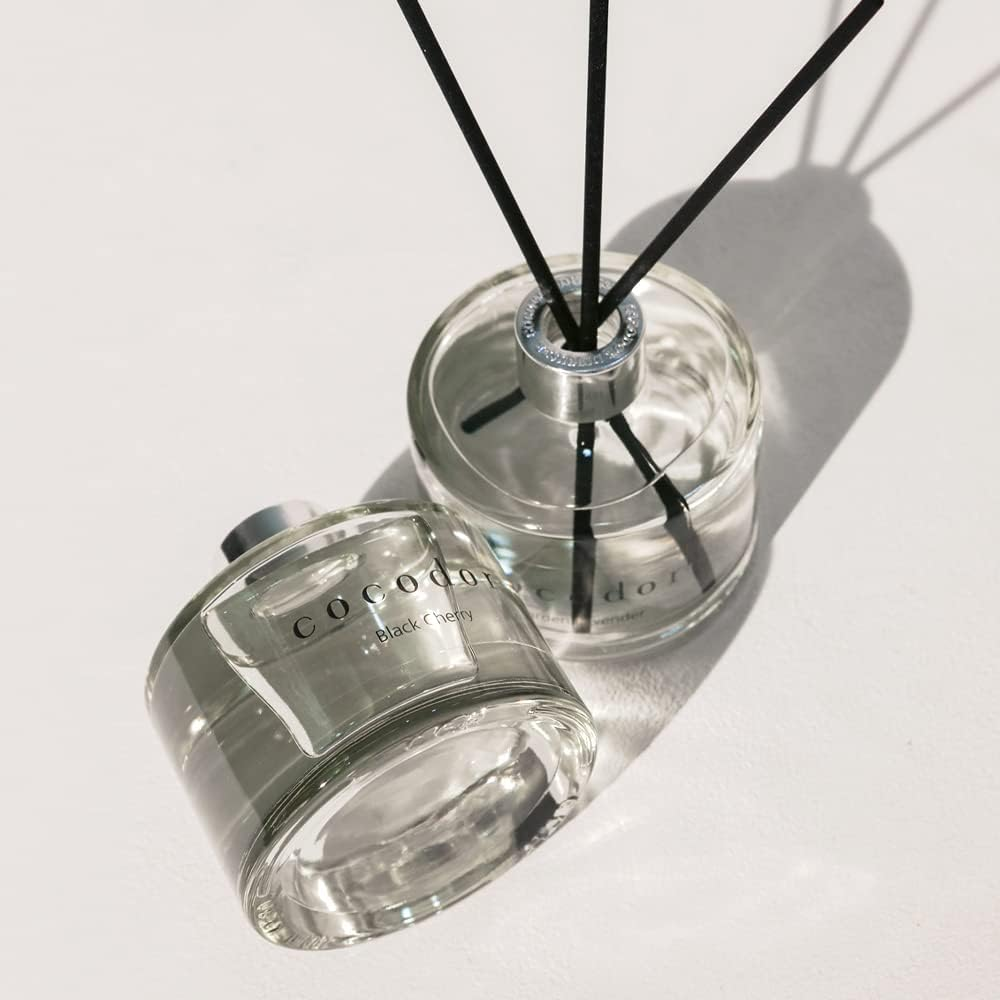 COCODOR Signature Reed Diffuser Set/White Jasmine / 200Ml /1 Pack/Home Fragrance Diffuser, Oil Scent Diffuser for Bathroom Shelf D&eacute;cor image number 5