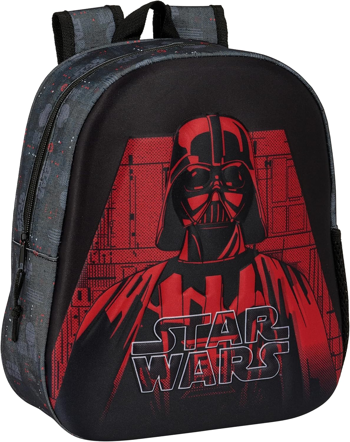 Safta Unisex Kids M890A PAW PATROL School Backpack with 3D Design Adaptable to Cart Ideal for Children of Different Ages, Comfortable and Versatile, Quality and Resistance, 27X10X33 (Pack of 1)