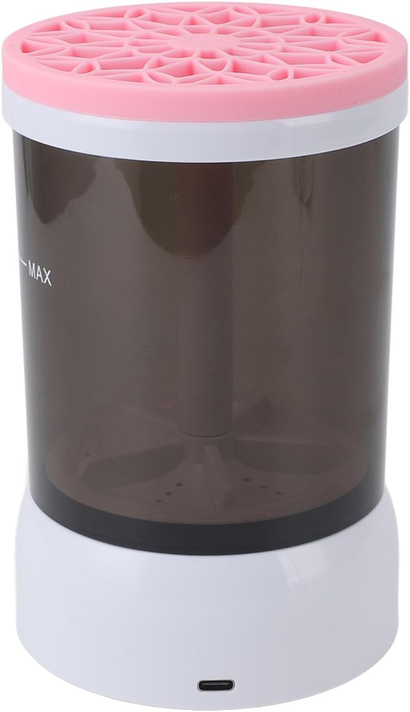 Cosmetic Supplies Cleaner Machine, Portable ABS PC and Silicone Quick Dry Makeup Brush Cleaner for Home image number 3