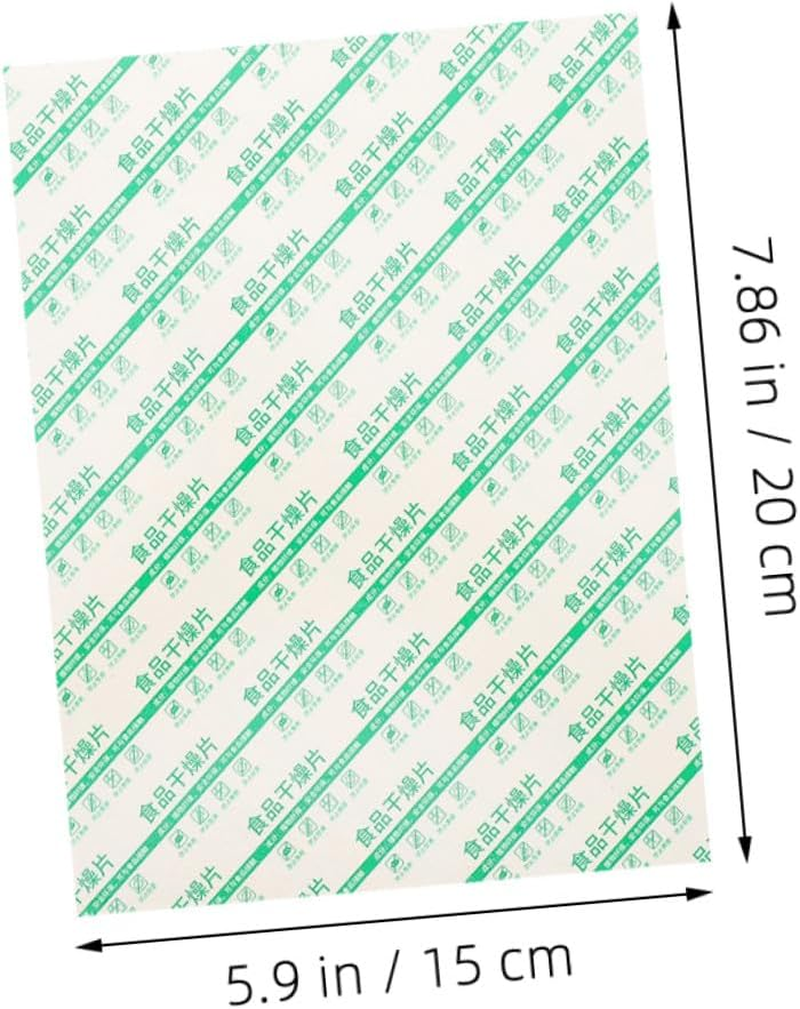 ABOOFAN 20Pcs Moisture Absorbent Drying Sheets for Food Storage High Performance Desiccant Moisture Absorbers for Closets Wardrobes Tea Leaves and Pet Food image number 2