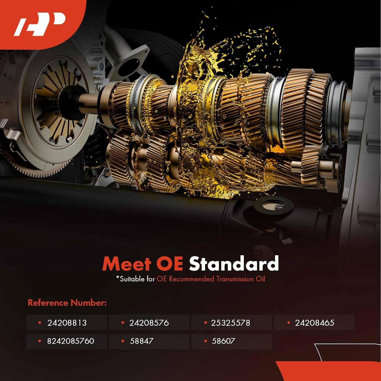 A-Premium Automatic Transmission Fluid Filter with Pan Gasket, Compatible with Chevy Silverado 1500 2500 HD 3500, Tahoe, Suburban, Express & GMC Sierra 1500 Classic, Yukon, Savana & Cadillac Escalade