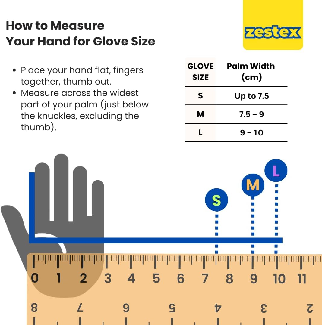 Zestex Luxe on Hands Dishwashing Gloves &ndash; 2 Pairs Reusable Kitchen Cleaning Gloves with Soft Cotton Lining, Non-Slip, Durable, and Extra Comfortable for Sensitive Skin image number 4